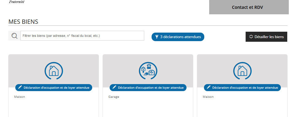 Report du délai de la déclaration d’occupation des biens immobiliers